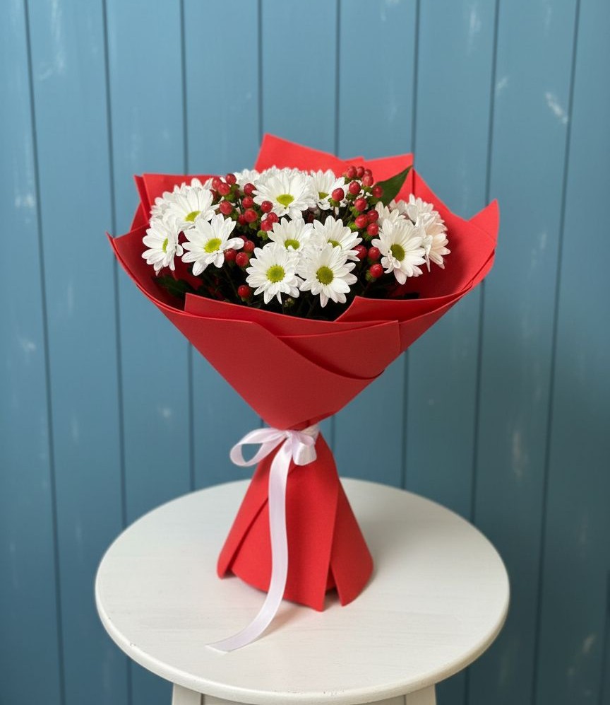 Букет цветов из: Хризантемы в Газопроводск