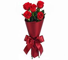 Букет 5 Красных роз Эдлесс Лав #REPLACE_PRED# Газопроводск