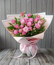 Букет Розовый кустик #REPLACE_PRED# Газопроводск