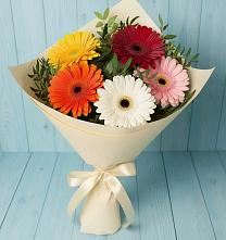 Букет цветов из:  Герберы в Газопроводск