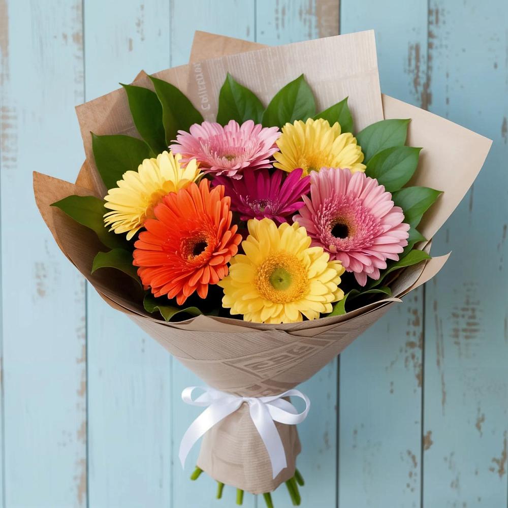 Букет цветов из: Герберы в Газопроводск