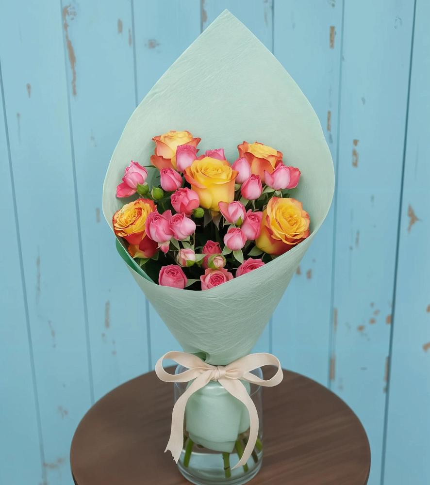 Букет цветов из: Розы в Газопроводск