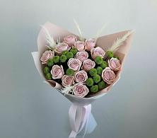 Букет цветов из:  Розы и Хризантемы в Газопроводск