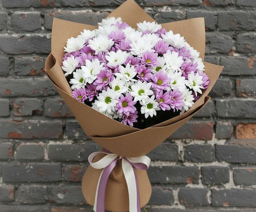 Букет цветов из: Хризантемы в Газопроводск