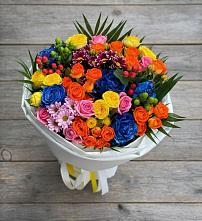 Букет цветов из:  Розы и Хризантемы в Газопроводск