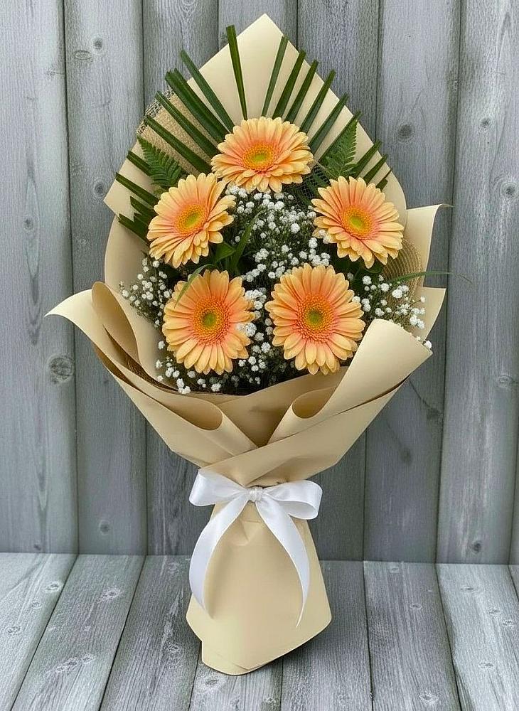 Букет цветов из: Герберы в Газопроводск