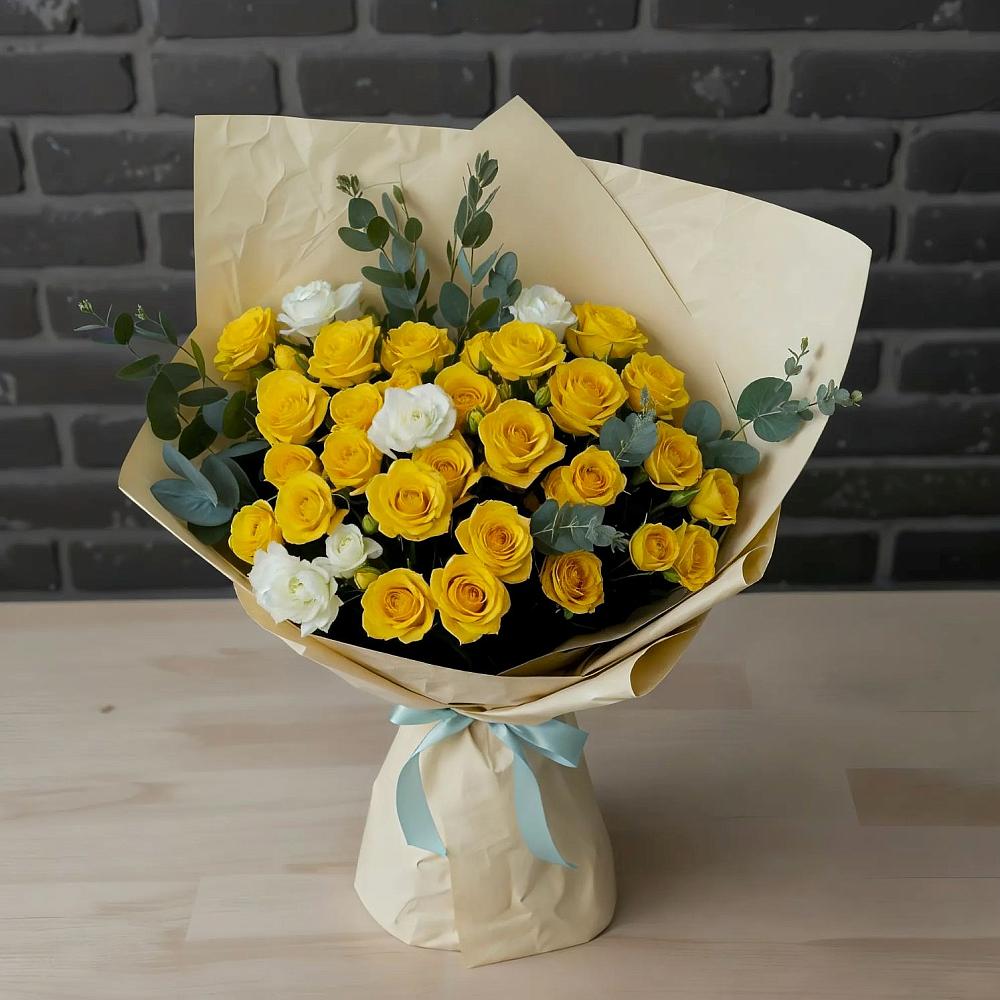 Букет цветов из: Розы в Газопроводск