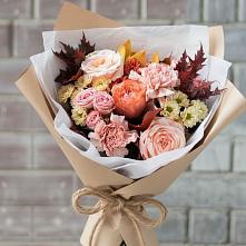 Букет цветов из:  Гвоздики, Хризантемы и Розы #REPLACE_PRED# Газопроводск