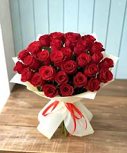 Букет 29 Красных роз в Газопроводск