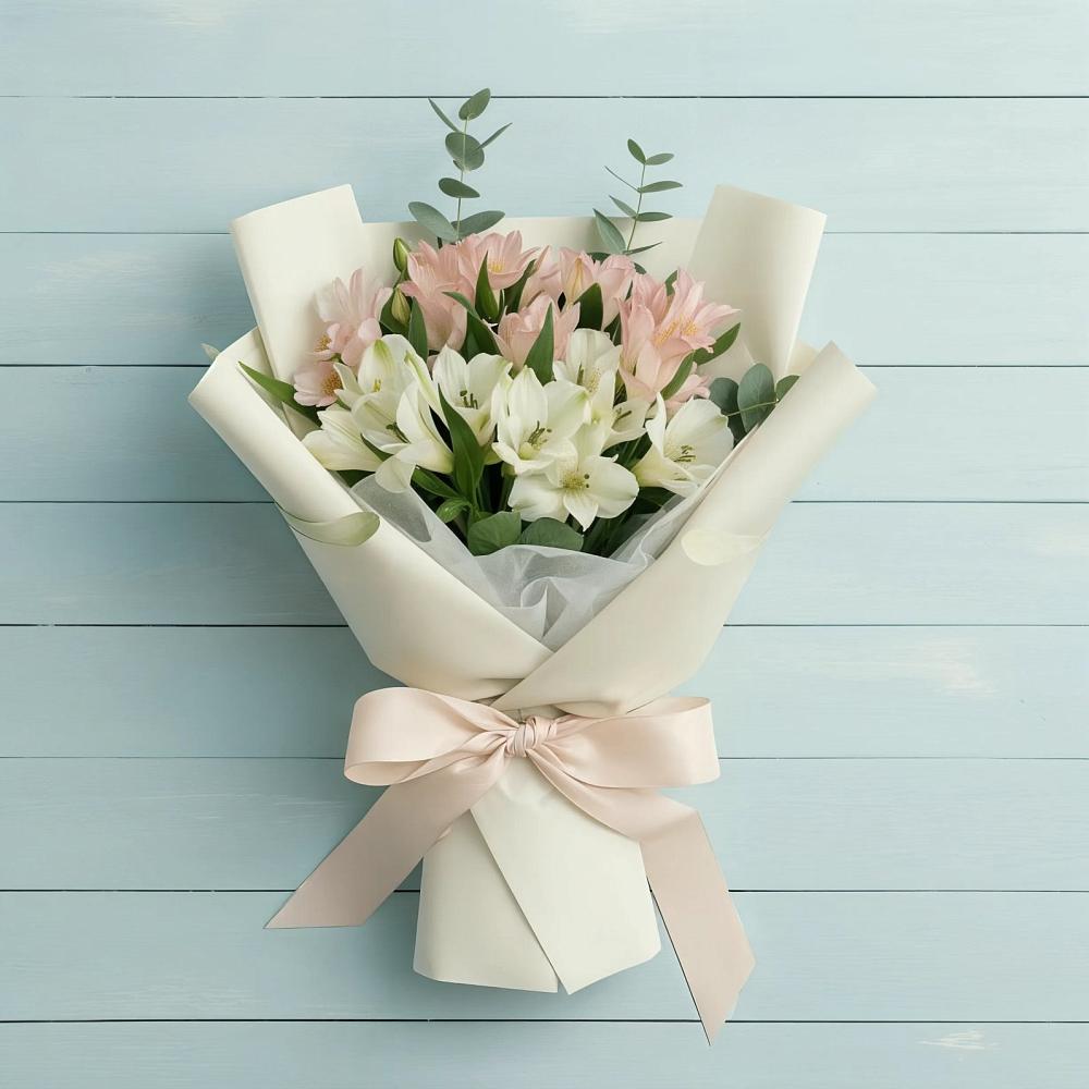 Букет цветов из: Альстромерии в Газопроводск