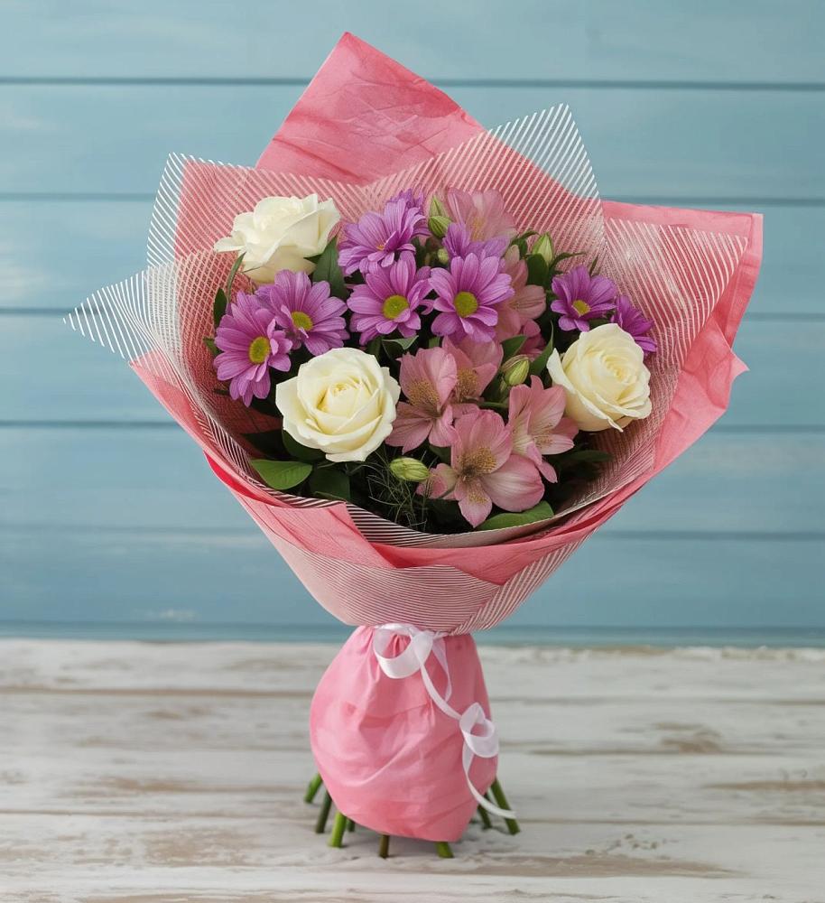 Букет цветов из: Герберы в Газопроводск