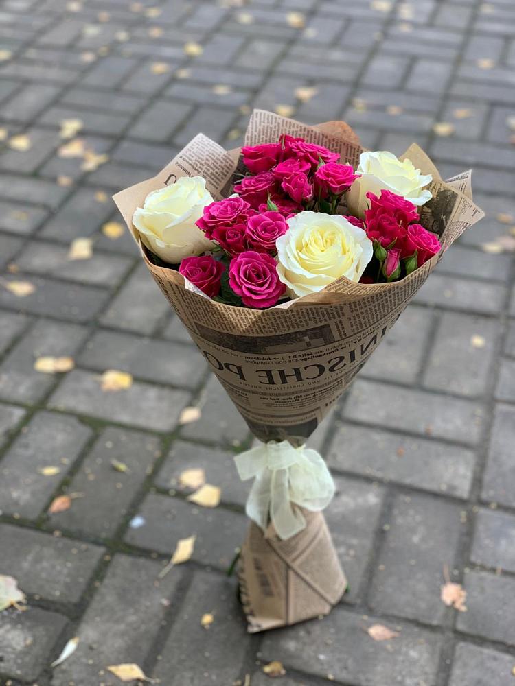 Букет цветов из: Розы в Газопроводск