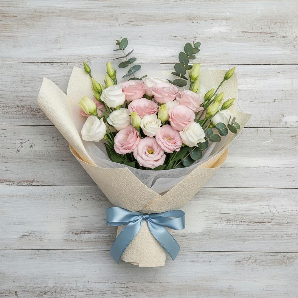 Букет цветов из: Лизиантусы в Газопроводск