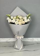 Букет цветов из:  Розы и Лизиантусы в Газопроводск